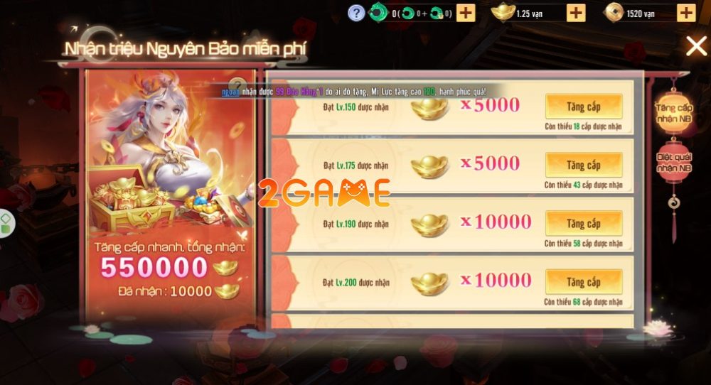 kiem-vu-giang-ho-6 KNB ngập tràn dành cho game thủ trong các hoạt động game Kiếm Vũ Giang Hồ Moblie