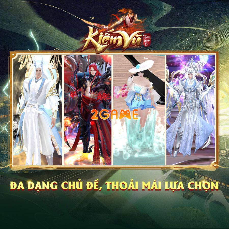 4 class nhân vật trong game Kiếm Vũ Thiên Hành Ca 4 class nhân vật trong game Kiếm Vũ Thiên Hành Ca