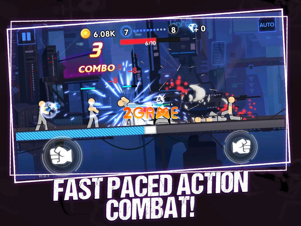 Tiếp nối hành trình phiêu lưu cùng biệt đội người que trong Kombat Hero 2 kombat hero 2 3 1