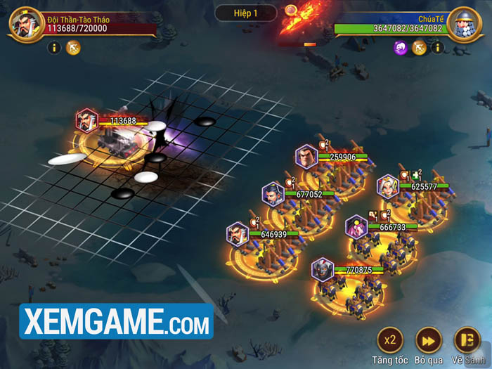 Nhận ngay thần tướng Long Vương khi tham gia chinh chiến trong Đấu Tướng VNG kon boss the gioi 1 1