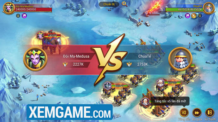 Nhận ngay thần tướng Long Vương khi tham gia chinh chiến trong Đấu Tướng VNG kon boss the gioi 2 1