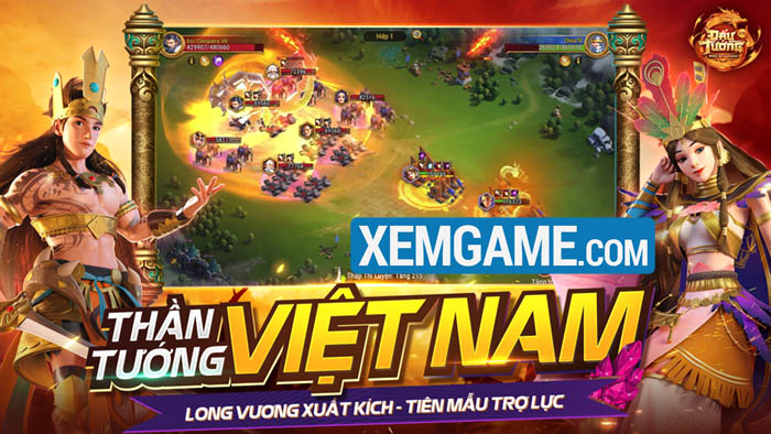 Nhận ngay thần tướng Long Vương khi tham gia chinh chiến trong Đấu Tướng VNG kon than tuong viet nam