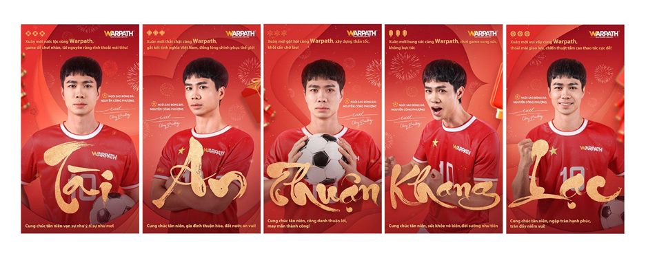 Chào Tết 2023, Warpath cùng Công Phượng mang tới vô vàn phần quà đặc biệt dành tặng cho các game thủ - Ảnh 3. Chào Tết 2023, Warpath cùng Công Phượng mang tới vô vàn phần quà đặc biệt dành tặng cho các game thủ - Ảnh 3.