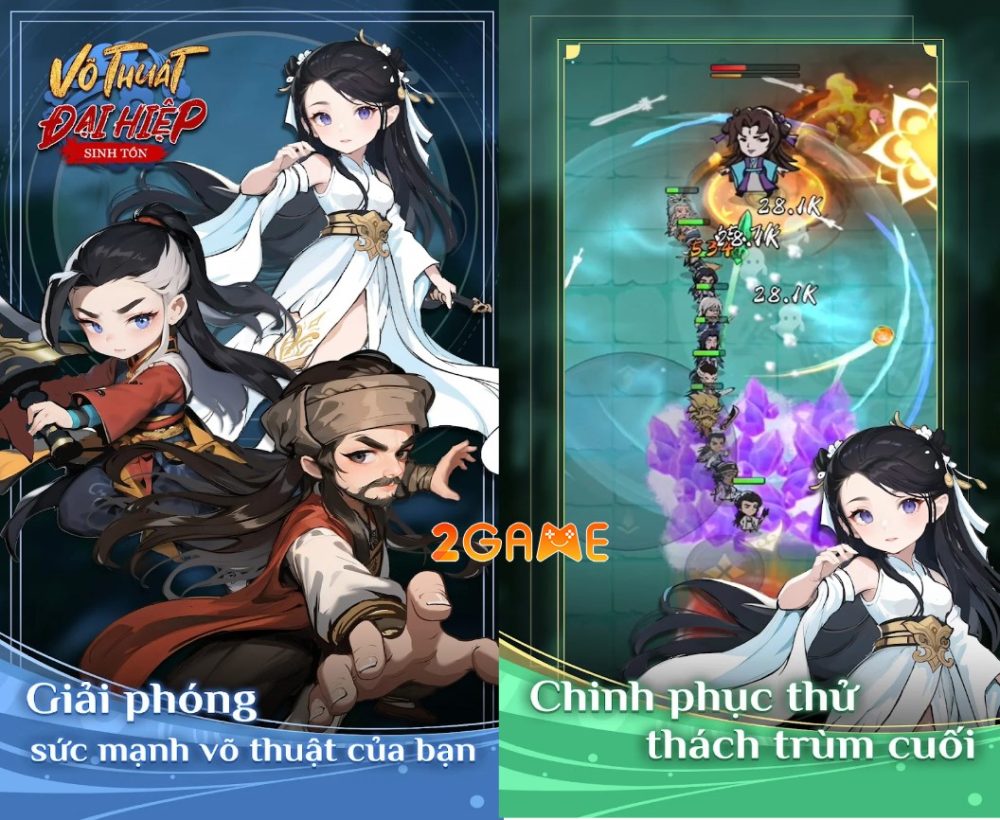 kungfu-survival-2 Cùng các nhân vật trong Kim Dung phiêu lưu trong thế giới game Kungfu Survival