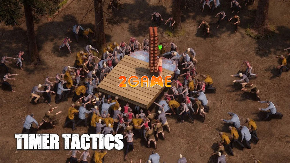 Bầy zombies đông đúc trong game Last Z