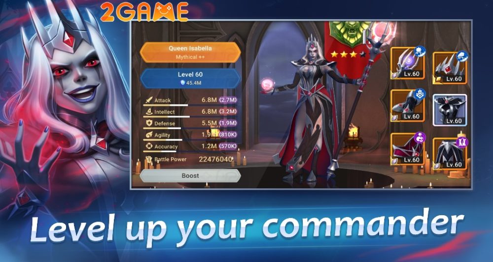 Trang bị cho chỉ huy để nâng cao tỉ lệ chiến thắng trong League of Masters