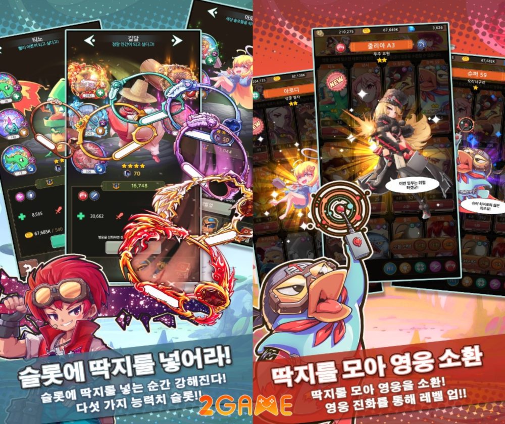 Thu thập các nhân vật và thẻ ticket trong game Legendary Ticket King