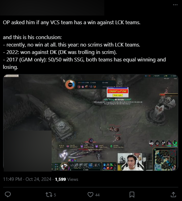 GAM không có cơ hội scrim cùng LCK năm nay, còn năm 2022 thì DK chủ yếu là GAM không có cơ hội scrim cùng LCK năm nay, còn năm 2022 thì DK chủ yếu là