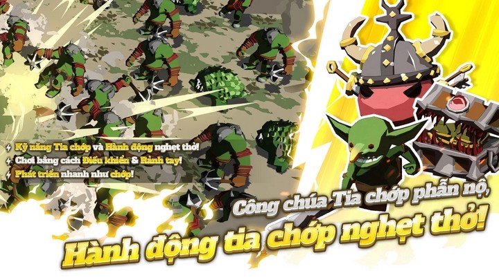 Lightning Princess: Idle RPG - Hành trình giành ngai vàng cùng công chúa Tia chớp