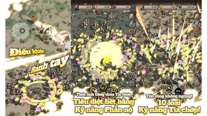 Lightning Princess: Idle RPG - Hành trình giành ngai vàng cùng công chúa Tia chớp