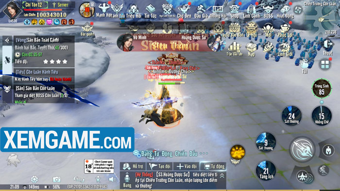 Linh Giới 3D: Nhận cái kết cực đắng khi công khai cà khịa Top 1 all server linh gioi 3d chien top 1 lien server 5