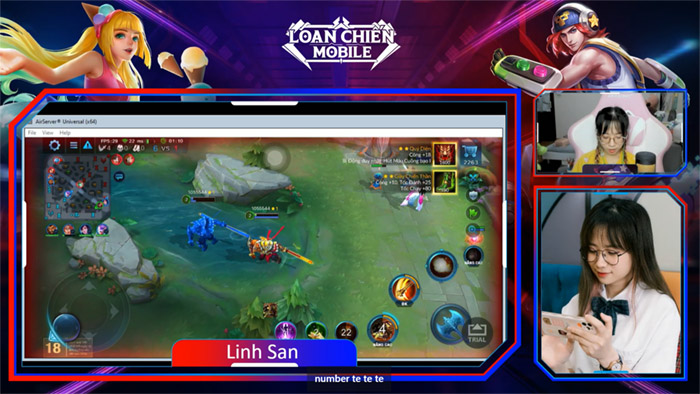 Hàng loạt streamer cùng phát live tựa game “Loạn Chiến Mobile”: Chuyện gì đang xảy ra? linh san livestream