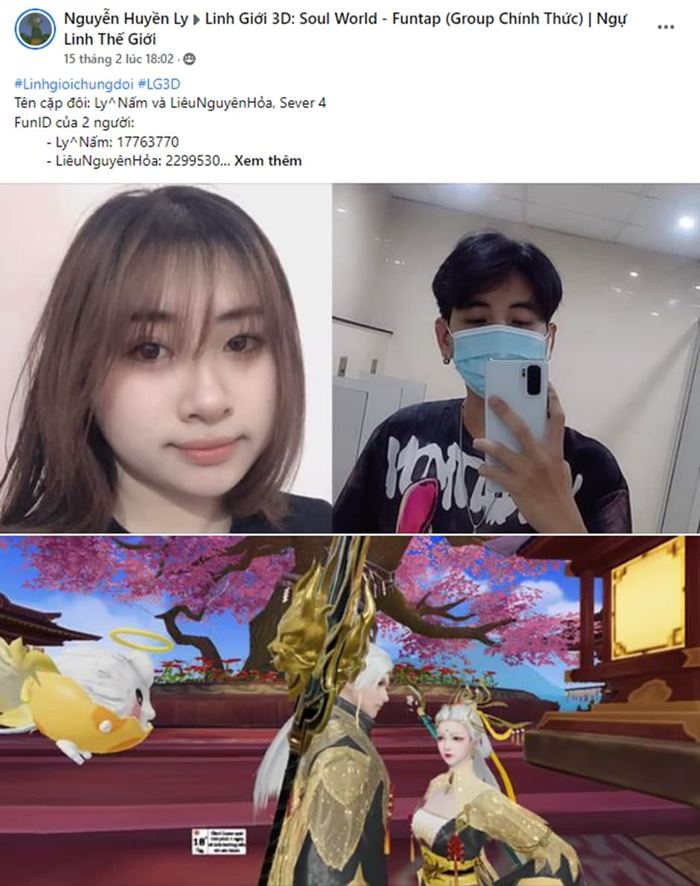 Không ngừng phát “Cẩu Lương”, game thủ Linh Giới 3D khiến cho hội FA khóc thầm linhgioichungdoi fa 2