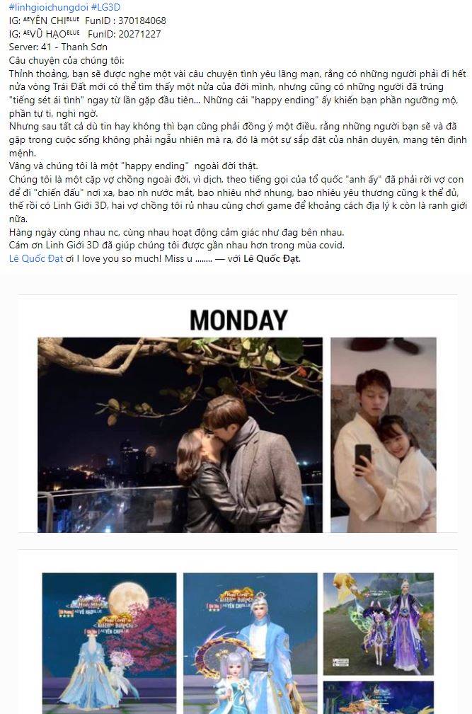 Không ngừng phát “Cẩu Lương”, game thủ Linh Giới 3D khiến cho hội FA khóc thầm linhgioichungdoi fa 7