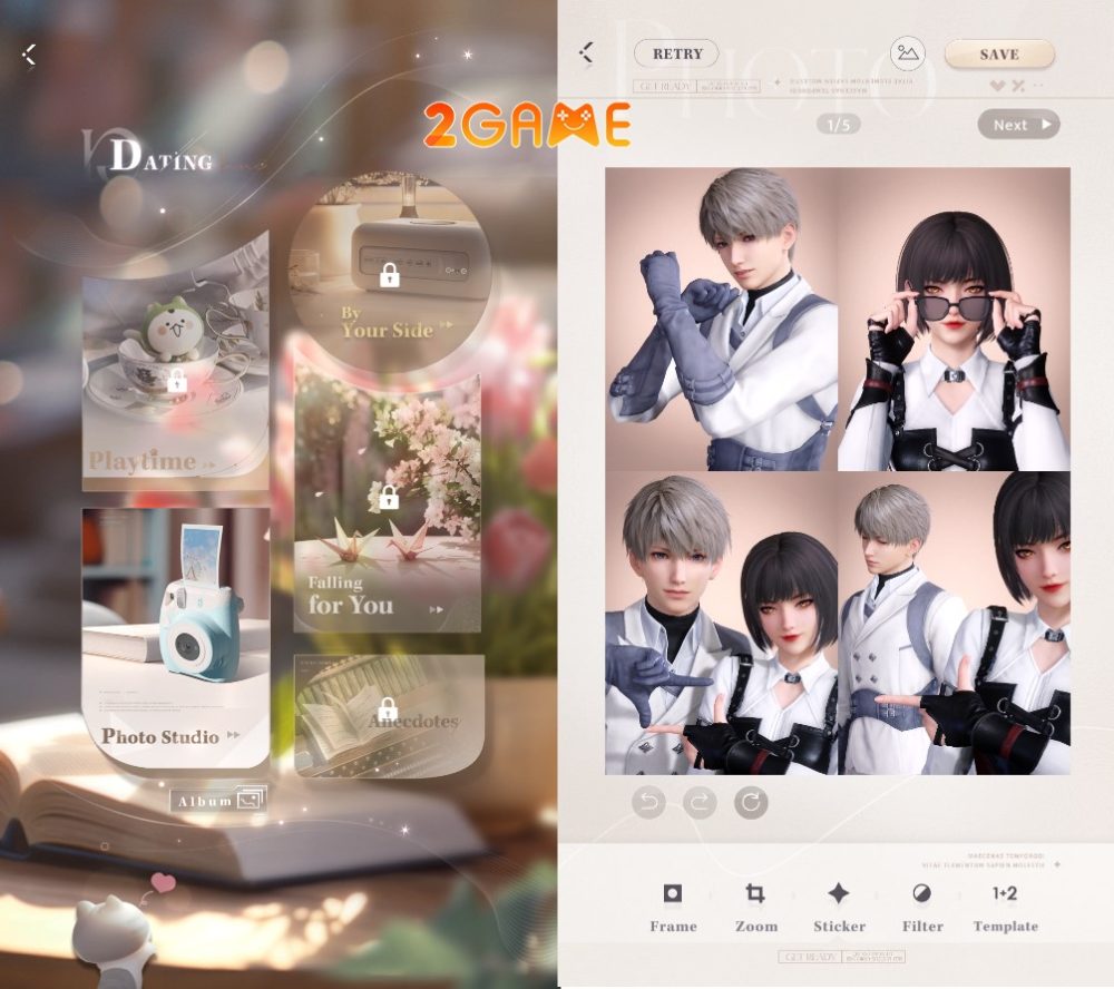 Chụp ảnh, hẹn hò trong Love and Deepspace