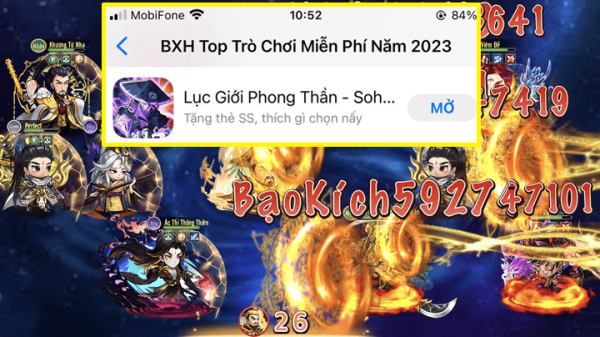 Lục Giới Phong Thần lọt Top trò chơi miễn phí 2023, do App Store tổng hợp luc gioi phong than lot top tro choi mien phi 2023 do app store tong hop thumb 1707287460 73png