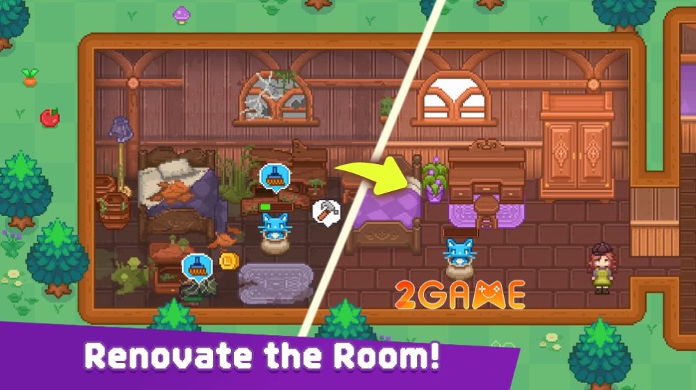 Xây dựng ngôi nhà xinh đẹp cùng chú mèo ma thuật trong game Lucky Cat Clicker lucky cat clicker 3