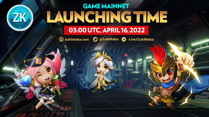 Game Mainnet của Zuki Moba sẽ ra mắt trong tháng 4/2022 mainnet zuki moba