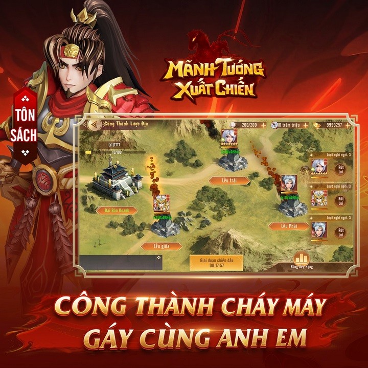 Mãnh Tướng Xuất Chiến - Game Tam Quốc mới toanh cập bến làng game Việt
