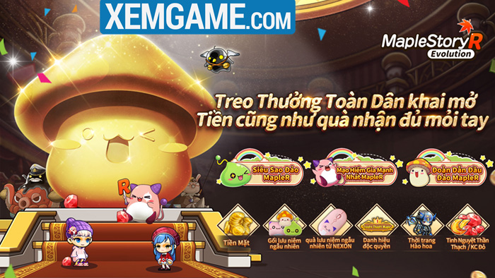 MapleStory R: Evolution chính thức ra mắt kèm theo hàng loạt ưu đãi sáng giá MapleStory R: Evolution chính thức ra mắt kèm theo hàng loạt ưu đãi sáng giá