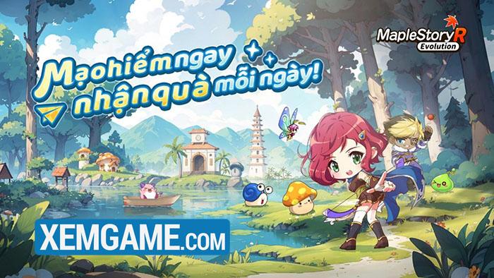 MapleStory R: Evolution – Nấm Lùn Phiêu Lưu Ký khai mở đăng ký trước tại Việt Nam maplestory r evolution vn nam lun phieu luu ky 1