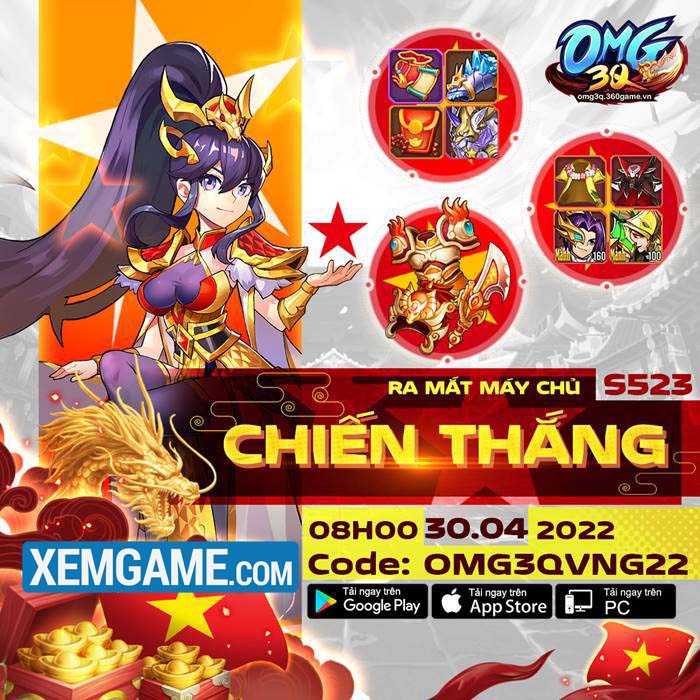 maychudacbiet-omg3q-1 “Quẩy” Server đặc biệt 523 của OMG 3Q để nhận vũ khí Kim Long cực xịn xò maychudacbiet omg3q 1