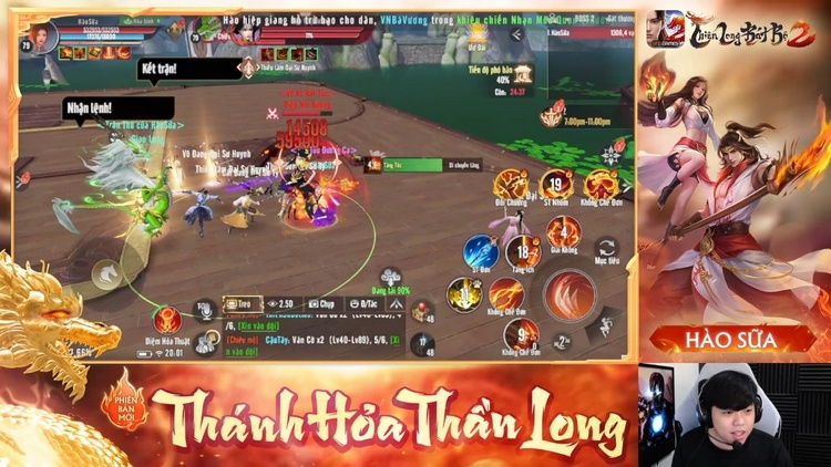 Loạt streamer “phá đảo thế giới ảo” Thiên Long Bát Bộ 2 VNG với Phiên bản mới Thánh Hỏa Thần Long mby3hft
