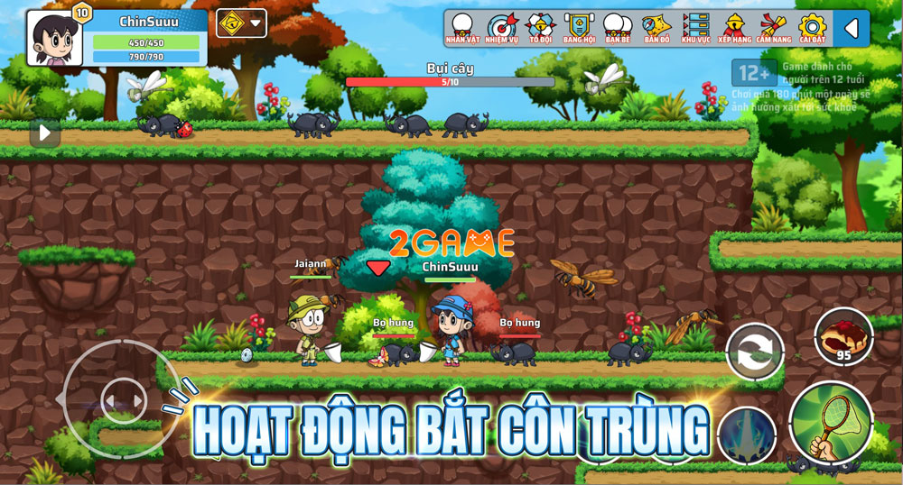 Hoạt động trong game Mèo Máy Online Hoạt động trong game Mèo Máy Online