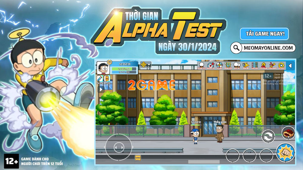 meo-may-online-2 Siêu phẩm game nhập vai đề tài Doraemon Mèo Máy Online sắp cập bến làng game Việt meo may online 2