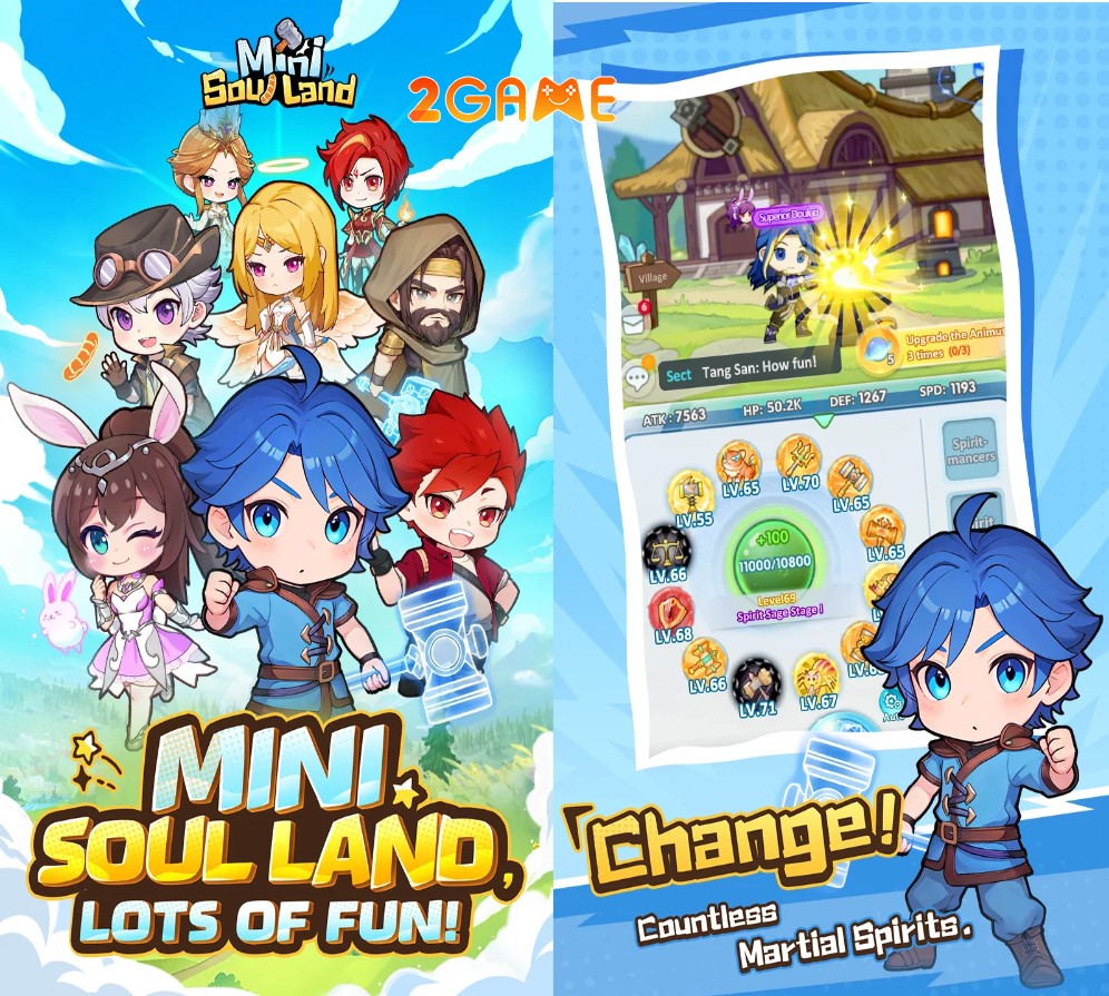 Rèn để trở nên mạnh mẽ hơn trong Mini Soul Land