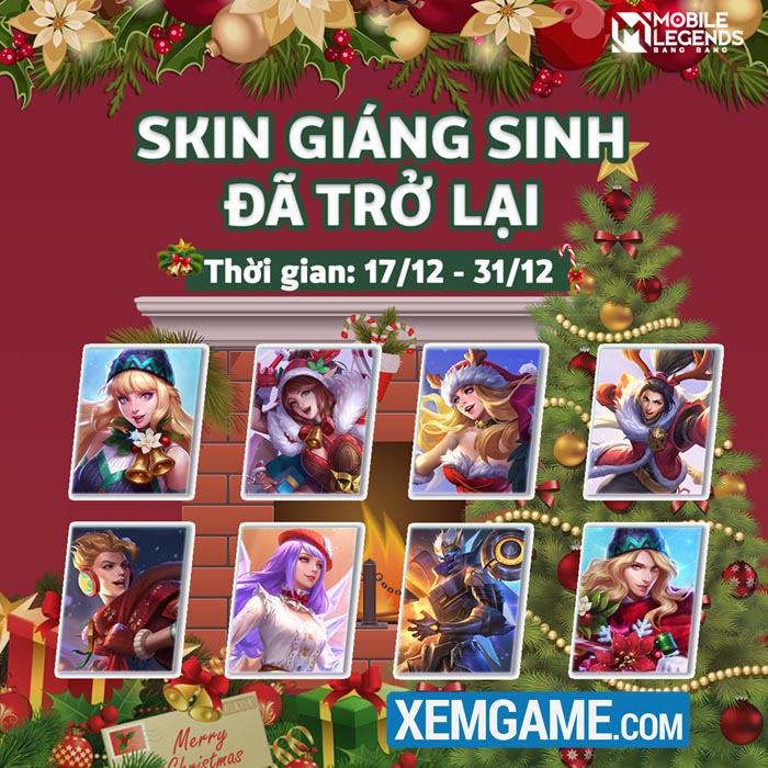 mlbb-1-1 MLBB: Granger và Rafaela “lên đồ” đón Giáng sinh, game thủ rộn ràng ăn mừng mùa lễ hội mlbb 1 1