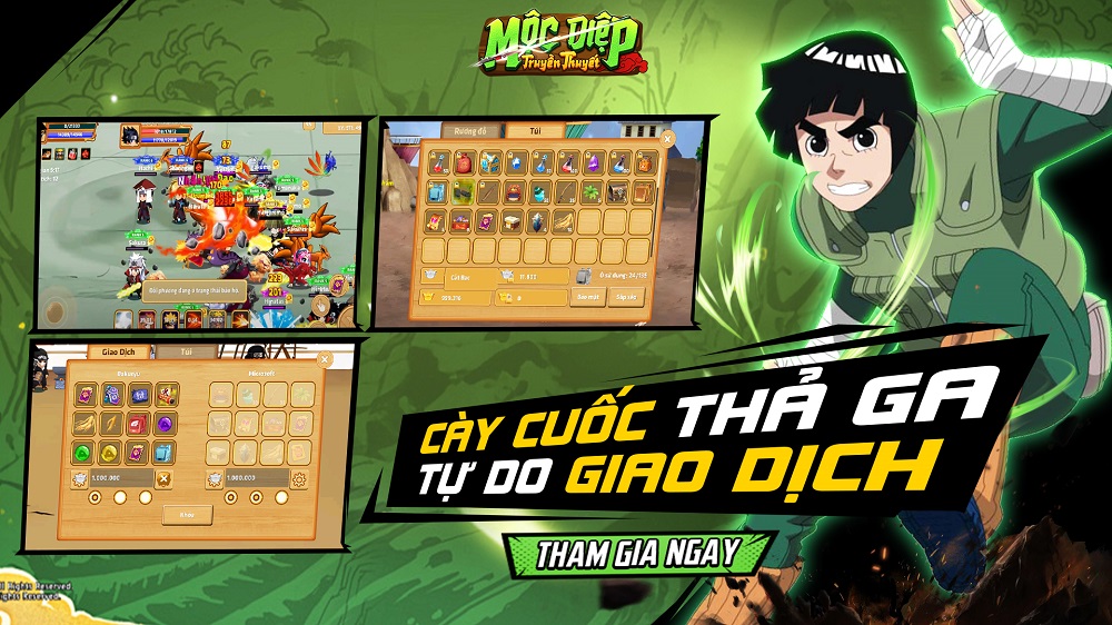 Độc bản game MMORPG Mộc Diệp Truyền Thuyết – Game hay nhất lấy cảm hứng từ series Naruto chính thức ra mắt mocdieptruyenthuyet duatop 3