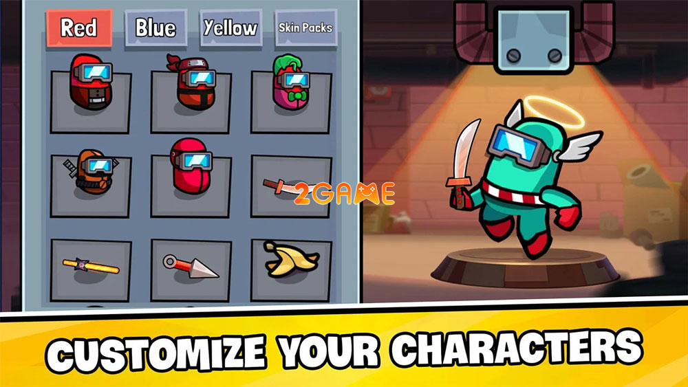 monster-battle-slash-n-shoot-3 Monster Battle: Slash N Shoot – Game nhập vai đi cảnh lấy cảm hứng từ siêu phẩm Among Us monster battle slash n shoot 3