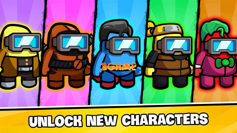 Dàn nhân vật của game Monster Battle: Slash N Shoot Dàn nhân vật của game Monster Battle: Slash N Shoot