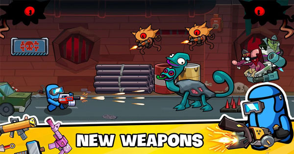 Monster Battle: Slash N Shoot – Game nhập vai đi cảnh lấy cảm hứng từ siêu phẩm Among Us monster battle slash n shoot thumbjpg