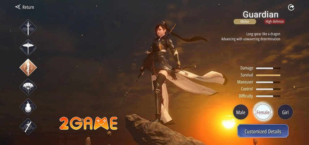 Guardian chắc chắn là class nhân vật tốt nhất nên lựa chọn trong game Thiên Nhai Minh Nguyệt Đao Mobile cho tất cả người chơi