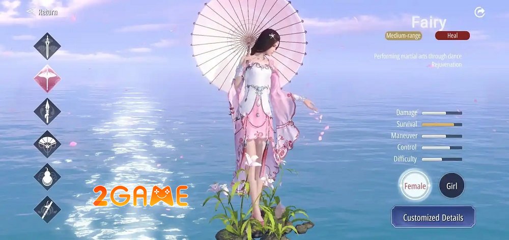 Class nào tốt nhất trong game MMORPG Thiên Nhai Minh Nguyệt Đao Mobile? moonlight blade mobile class 2