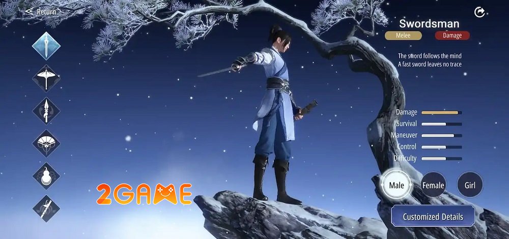 Class nào tốt nhất trong game MMORPG Thiên Nhai Minh Nguyệt Đao Mobile? moonlight blade mobile class 3