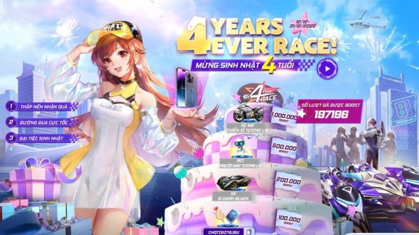 ZingSpeed Mobile chính thức tròn 4 tuổi, game thủ nhận quà mỏi tay 27 ZingSpeed Mobile chính thức tròn 4 tuổi, game thủ nhận quà mỏi tay motgame 2jpg
