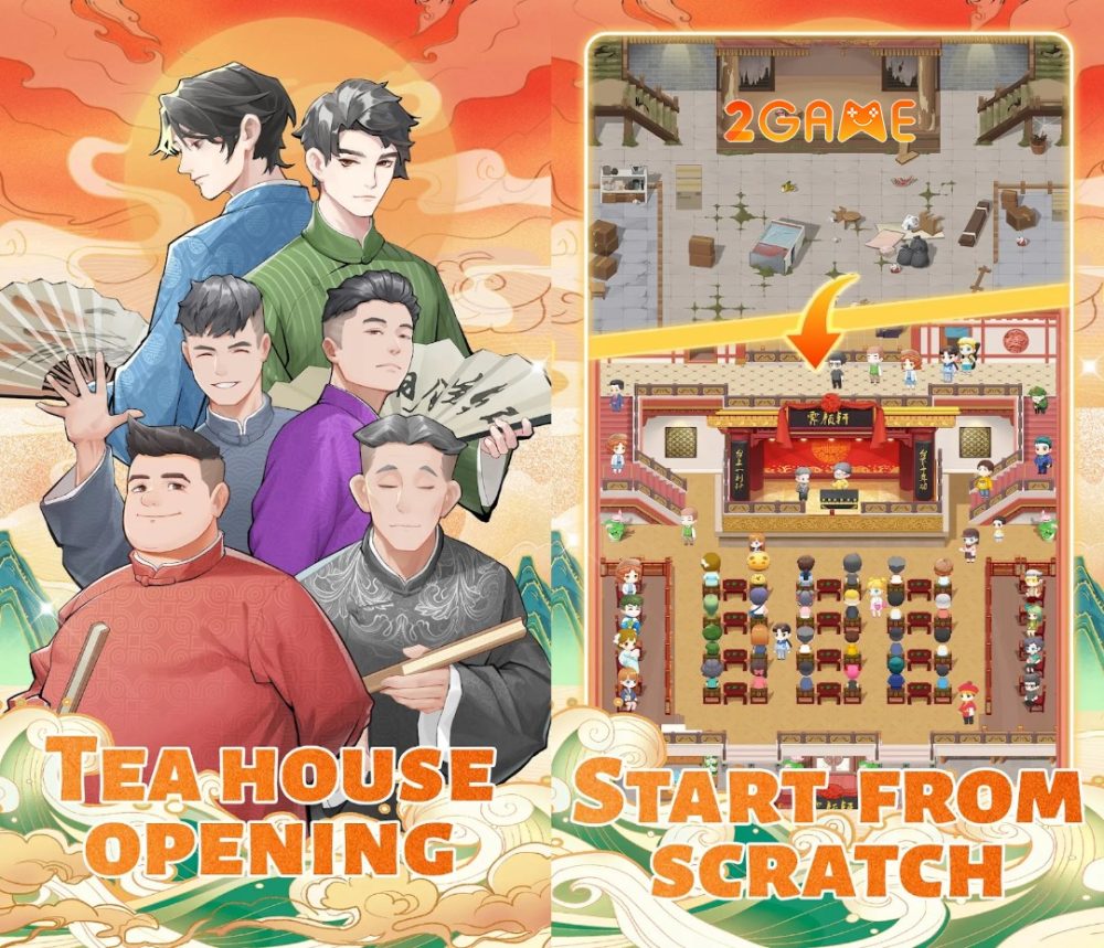 Top 7 tựa game mobile mô phỏng quản lý cực chill năm 2024 my dream teahouse 1