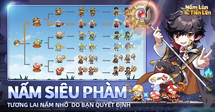 “Nấm Lùn Tiến Lên