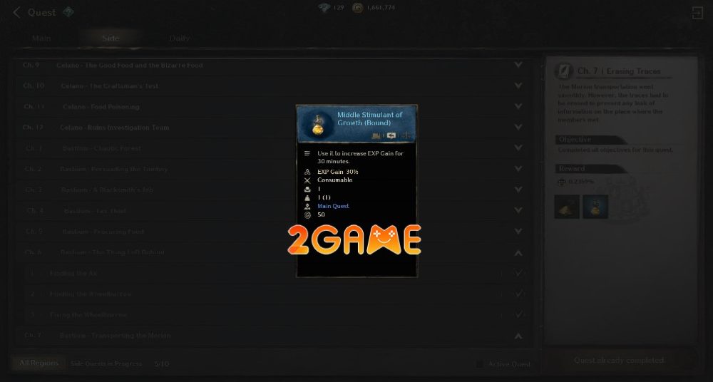 night-crows-30-3 Nhiệm vụ phụ tuyến sẽ cho bình exp tăng 30% kinh nghiệm và lên được cấp độ 30 trong Night Crows