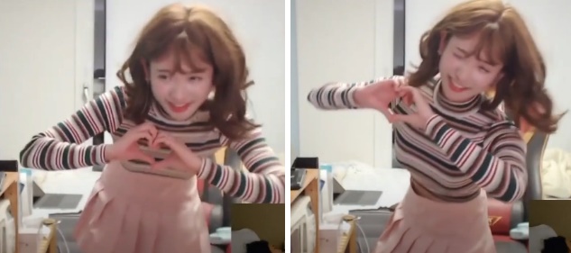 Cúi người quá đà, nữ streamer xinh đẹp để lộ "hàng độ" trước hàng ngàn người xem nu streamer roi 1