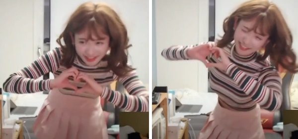 Cúi người quá đà, nữ streamer xinh đẹp để lộ "hàng độ" trước hàng ngàn người xem nu streamer roi 1jpg