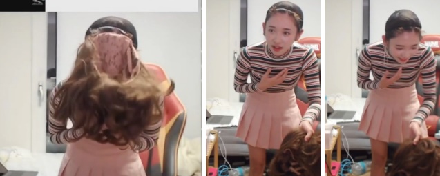 Cúi người quá đà, nữ streamer xinh đẹp để lộ "hàng độ" trước hàng ngàn người xem nu streamer roi 2