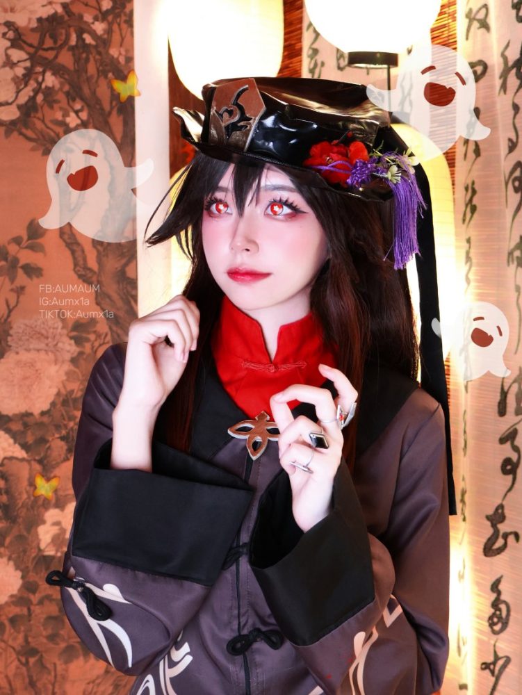 nwanlze Chiêm ngưỡng phiên bản Cosplay Hu Tao trong Genshin Impact cực kỳ cuốn hút nwanlze