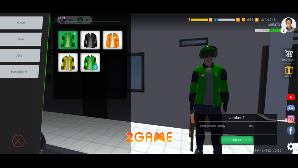 ojol-the-game-3 Trải nghiệm một ngày làm tài xế xe ôm công nghệ trong game mô phỏng Ojol The Game ojol the game 3