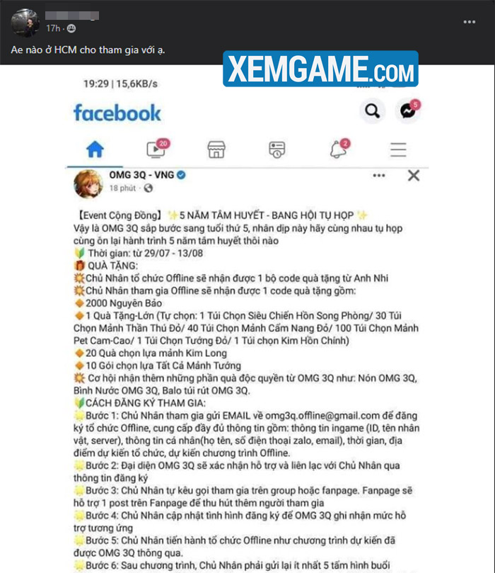 OMG 3Q Mobile tổ chức hàng loạt sự kiện khủng mừng sinh nhật 5 tuổi omg 3q 4 8 8