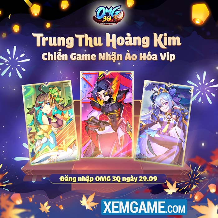 omg-3q-vng-6 OMG 3Q – VNG: Đón Trung Thu Hoàng Kim cùng phiên bản mới Tây Vực Tiên Thú omg 3q vng 6