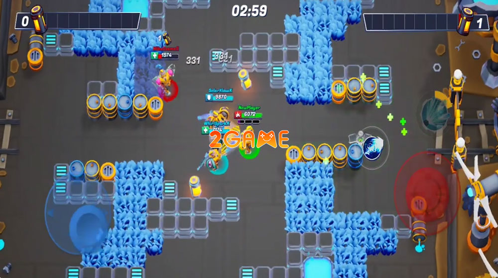 Gameplay hấp dẫn của game MOBA OxySpace